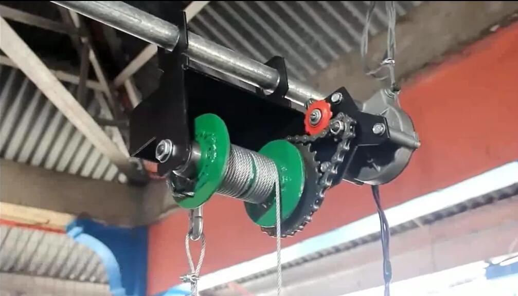 用自行車零件或小電機(jī)改造電動(dòng)葫蘆 用自行車零件或小電機(jī)改造電動(dòng)葫蘆